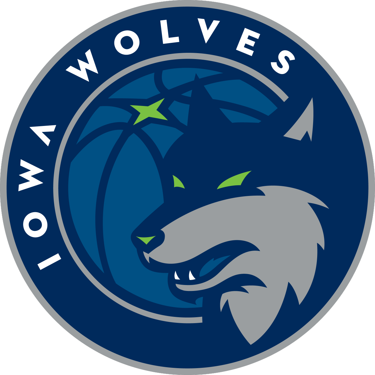 Iowa Wolves 2017-Pres Primary Logo iron on transfers for clothing